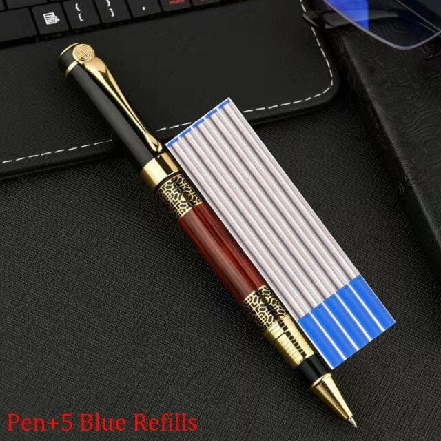 High Quality Full Metal Brand Roller Ballpoint Pen Office Executive Business Men Writing Pen Buy 2 Send Gift