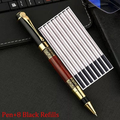 High Quality Full Metal Brand Roller Ballpoint Pen Office Executive Business Men Writing Pen Buy 2 Send Gift