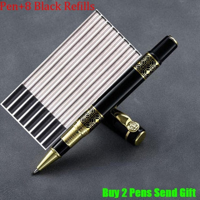 High Quality Full Metal Brand Roller Ballpoint Pen Office Executive Business Men Writing Pen Buy 2 Send Gift