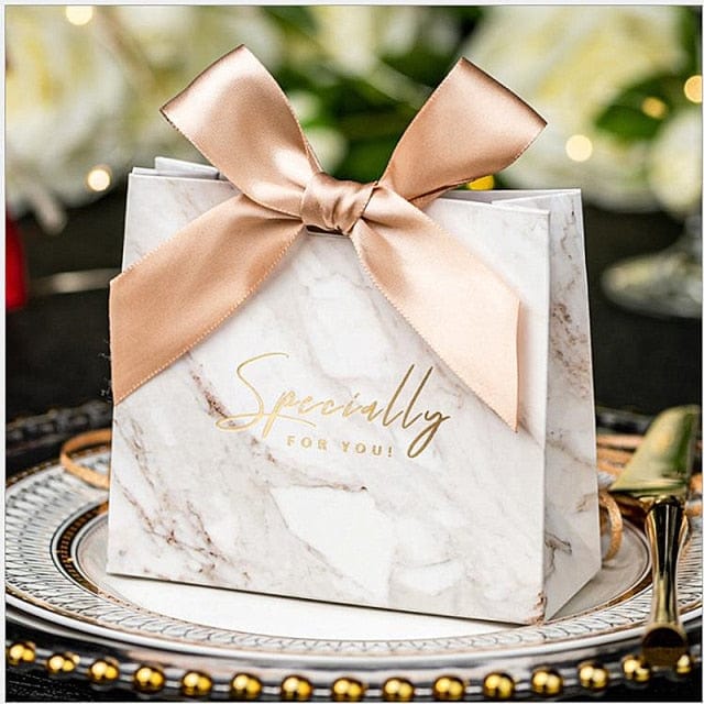New Pink Mini Marble Gift Bag Wedding Favours Gift Box For Party Baby Shower Paper Chocolate Boxes Christmas Package candy Boxes