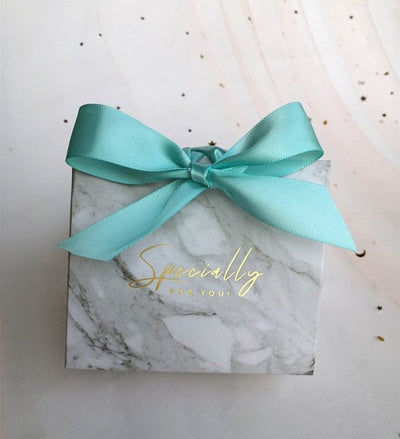 New Pink Mini Marble Gift Bag Wedding Favours Gift Box For Party Baby Shower Paper Chocolate Boxes Christmas Package candy Boxes