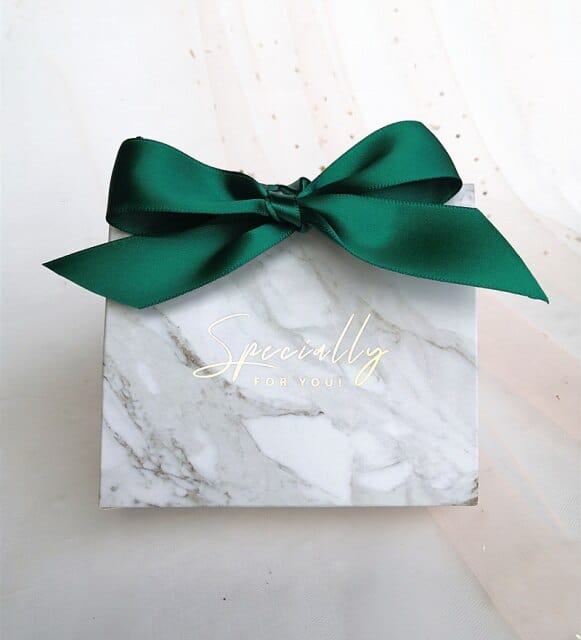 New Pink Mini Marble Gift Bag Wedding Favours Gift Box For Party Baby Shower Paper Chocolate Boxes Christmas Package candy Boxes