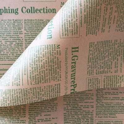 News-paper for Wrapping Flower Packing Paper Flower Wrapping Paper Gift Wrapping Package Tissue Paper