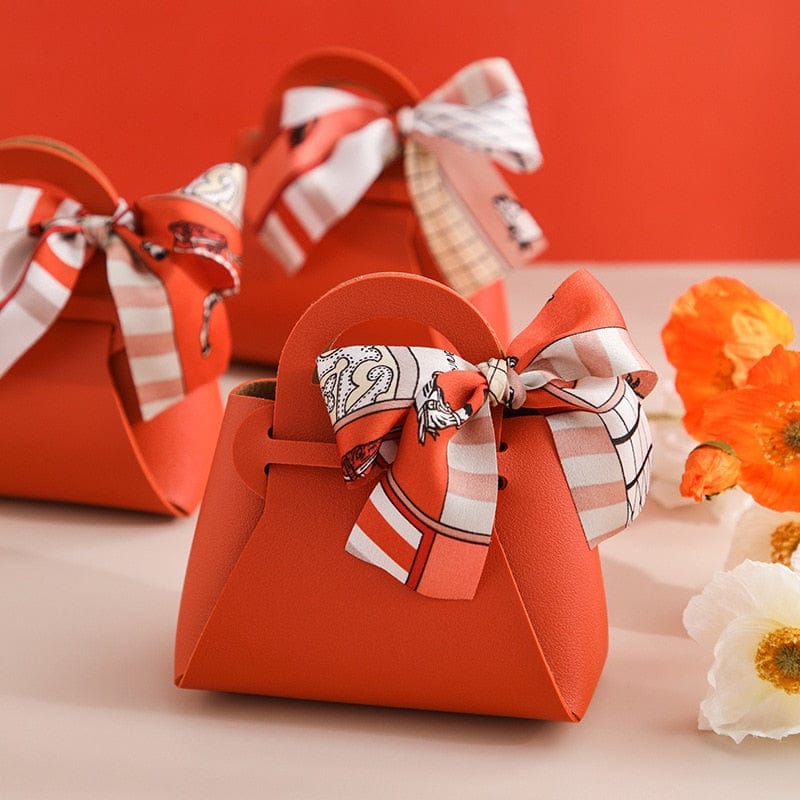 10 PCS Handbag Shape Candy Box