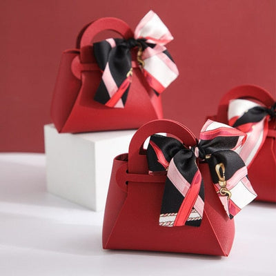 10 PCS Handbag Shape Candy Box