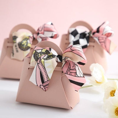 10 PCS Handbag Shape Candy Box
