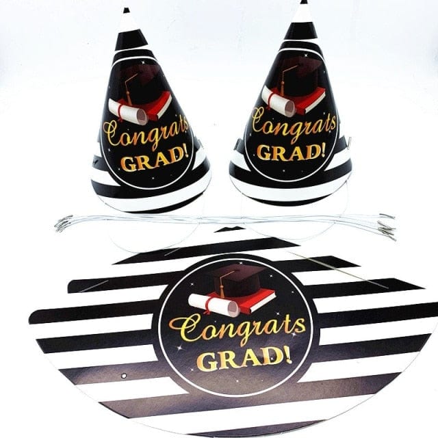 Graduation Season Holiday Party Disposable Tableware Supplies Show Paper Plate Cup Paper Towel BAG